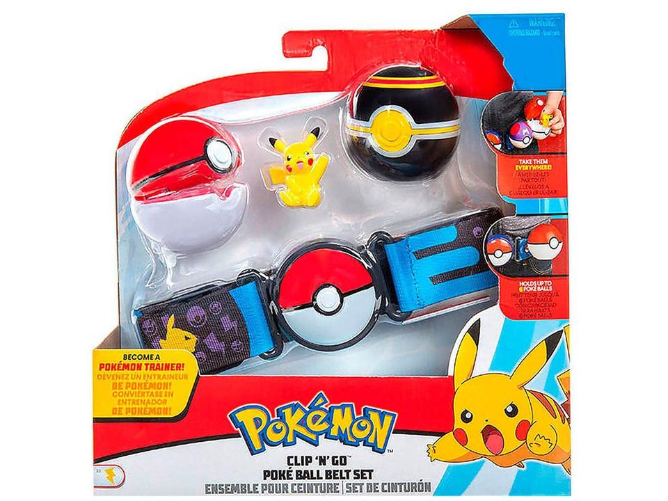 Pokémon Cinto com Pokebola Pikachu - 10