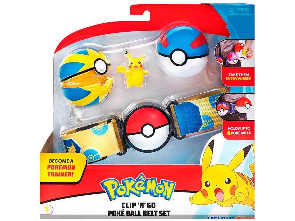 Pokémon Cinto com Pokebola Pikachu - 14