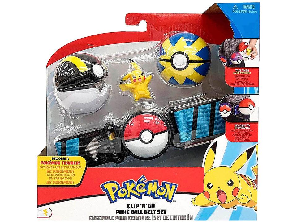 Pokémon Cinto com Pokebola Pikachu - 9