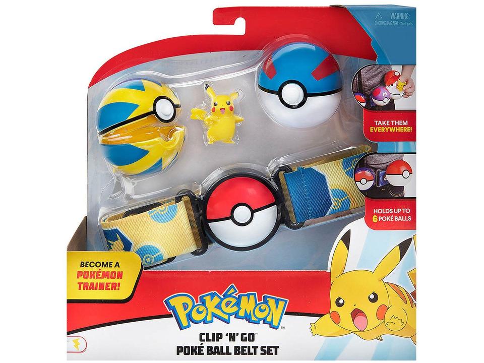 Pokémon Cinto com Pokebola Pikachu - 8