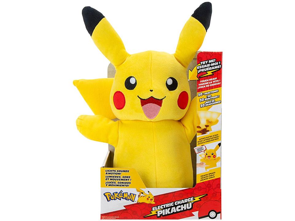 Pokémon Pelúcia Pikachu Sunny Brinquedos - 5