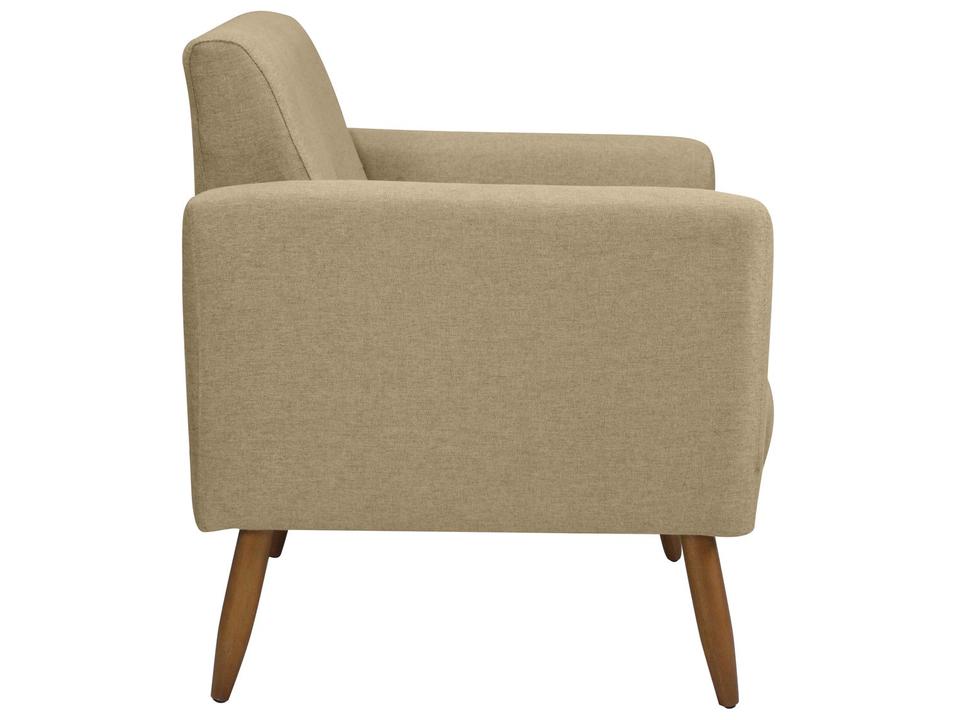 Poltrona Decorativa com Puff Moderno Matrix Pequim - 2