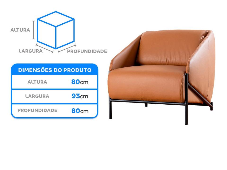 Poltrona Decorativa Gralha Azul Chloe 1020 - 5