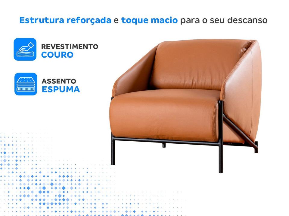 Poltrona Decorativa Gralha Azul Chloe 1020 - 3