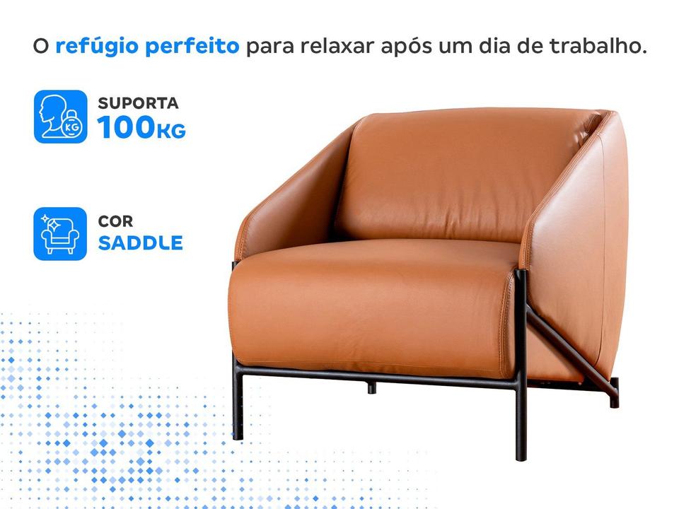 Poltrona Decorativa Gralha Azul Chloe 1020 - 4