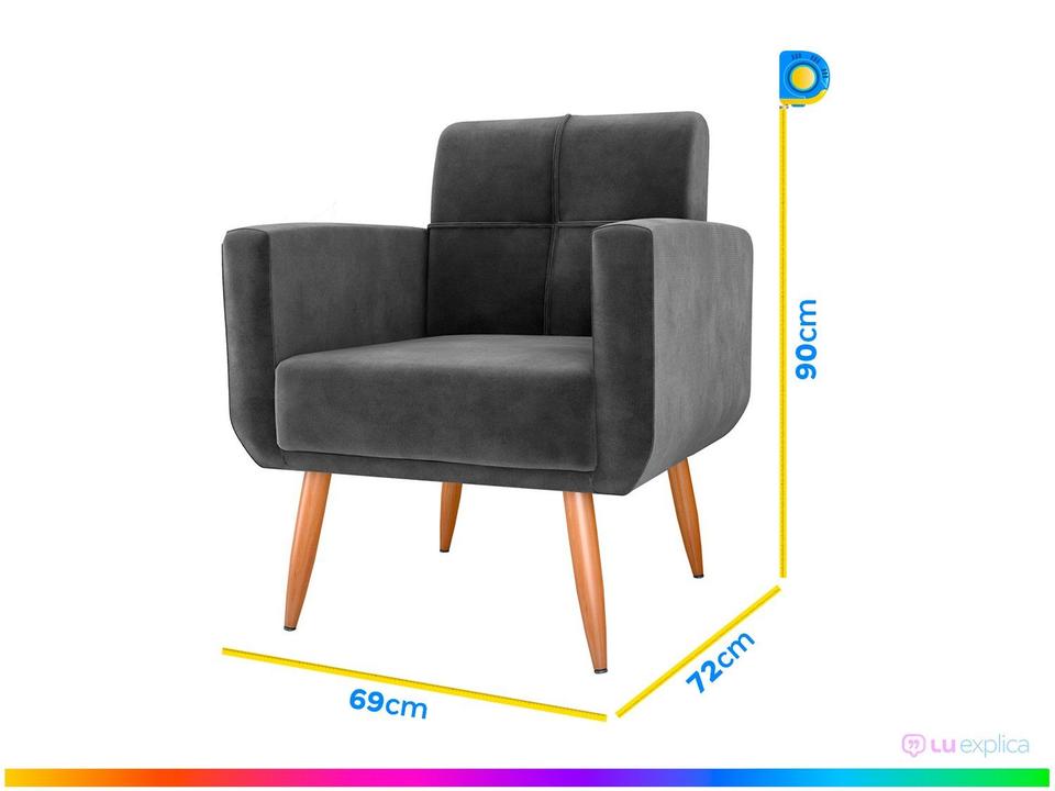 Poltrona Decorativa Matrix Havana - 3