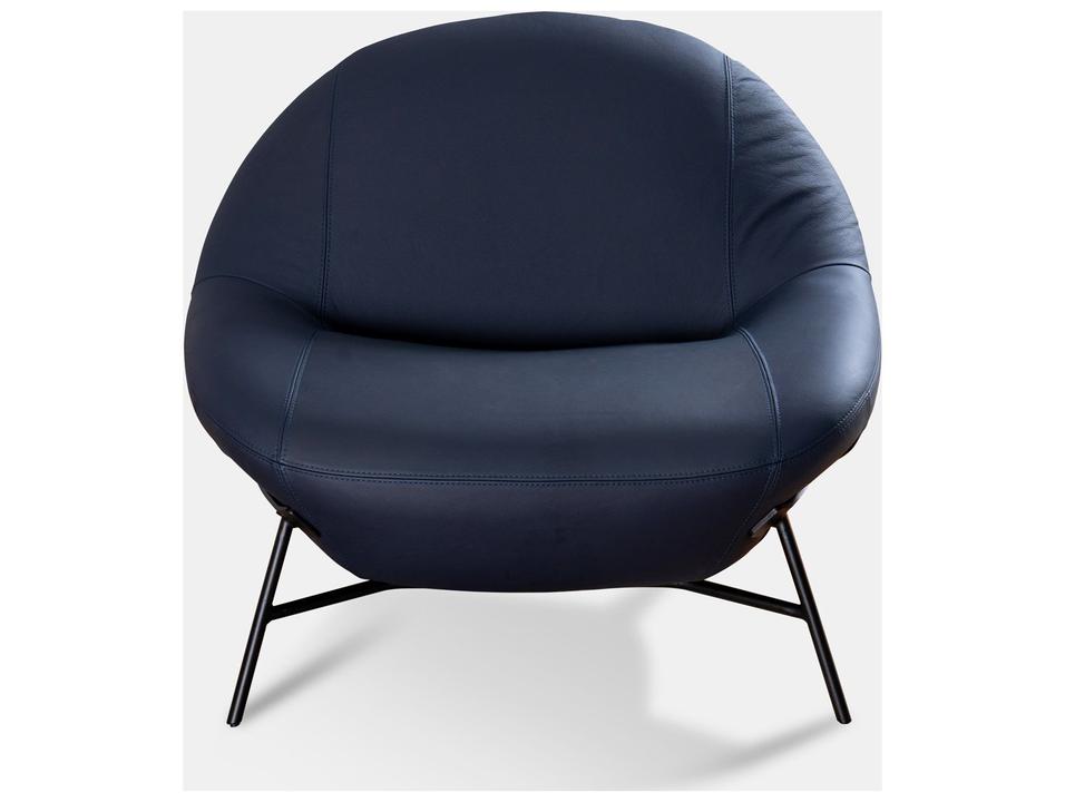 Poltrona Decorativa Moderno Toro Bianco Aba 3076 - 3