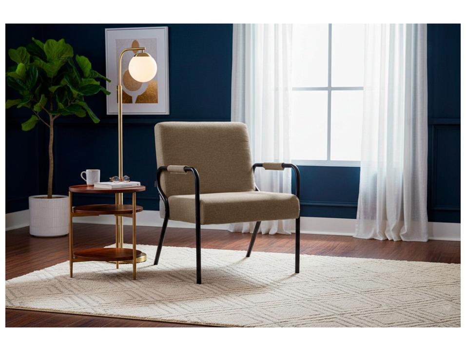 Poltrona Decorativa Opala Moderna Nordeste Flex Luiza - 1