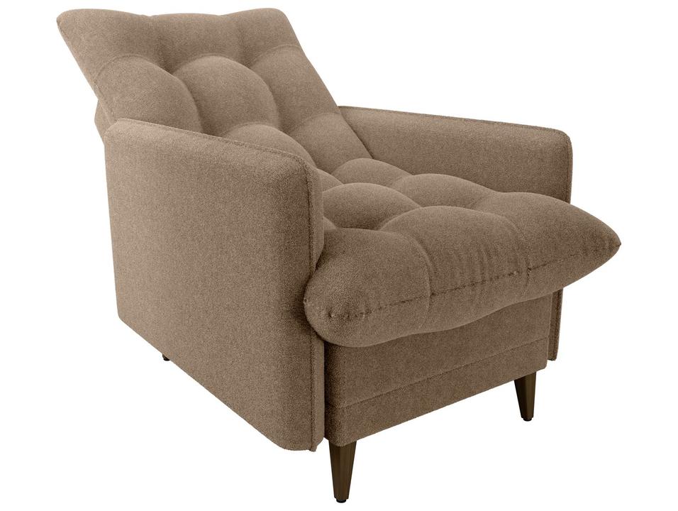 Poltrona Decorativa Reclinável com Puff 3 Posições Matrix Montreal - 4