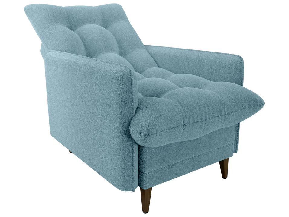 Poltrona Decorativa Reclinável com Puff 3 Posições Matrix Montreal - 2