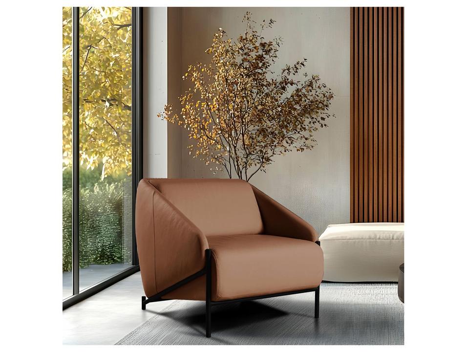 Poltrona Decorativa Toro Bianco Chloe 1020 - 1