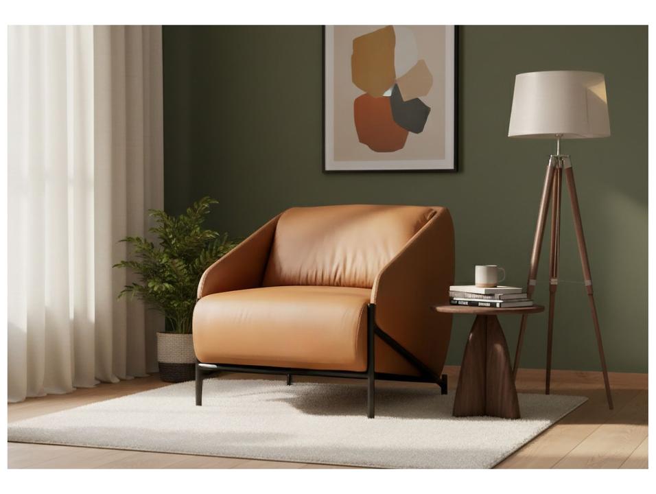 Poltrona Decorativa Toro Bianco Chloe 1020 - 2