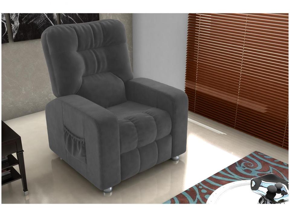 Poltrona do Papai Reclinável Moderna 3 Posições Matrix Azera - 2