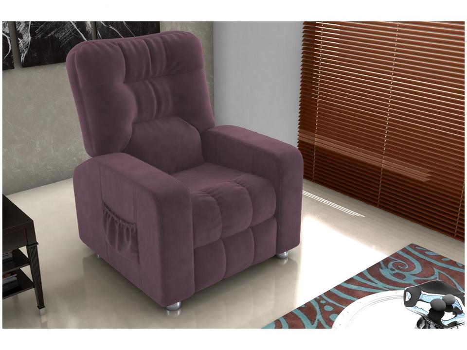 Poltrona do Papai Reclinável Moderna 3 Posições Matrix Azera - 2