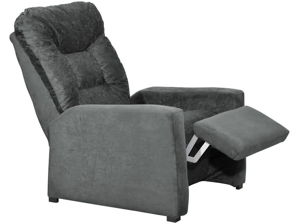Poltrona Reclinável 2 Posições Suede - 1