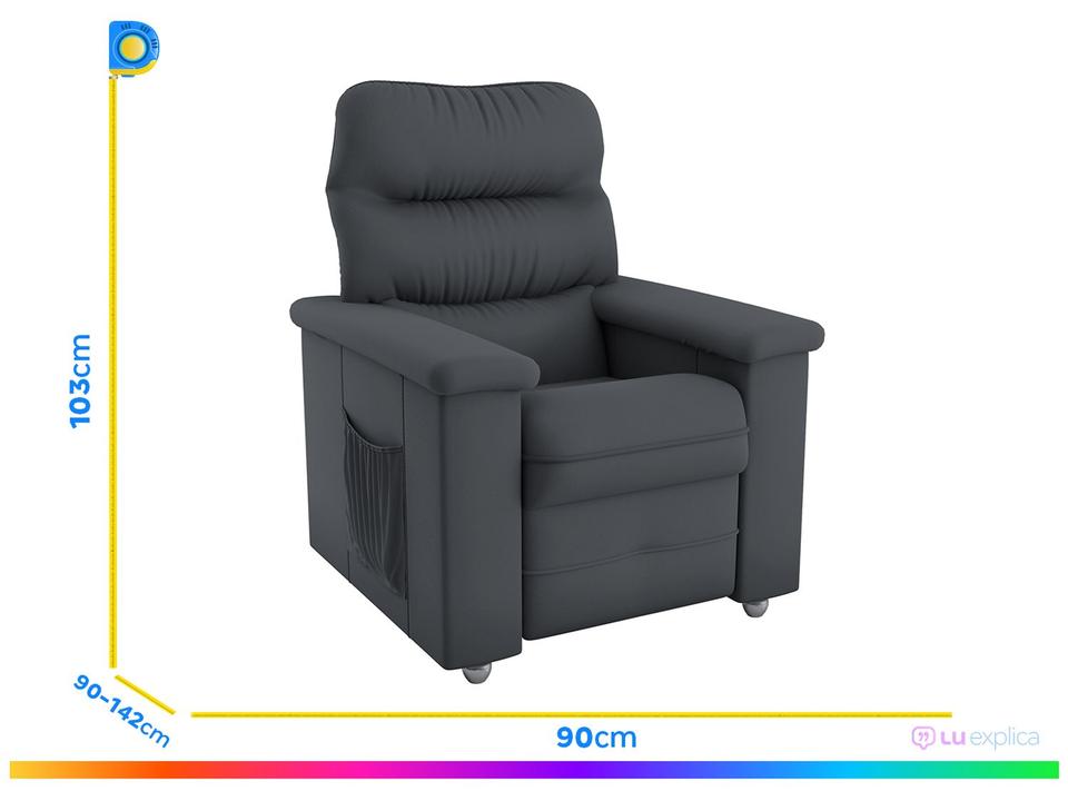 Poltrona Reclinável 3 Posições Matrix Jaguar - 5