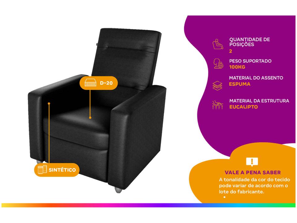 Poltrona Reclinável Moderno 2 Posições Matrix Ranger - 1