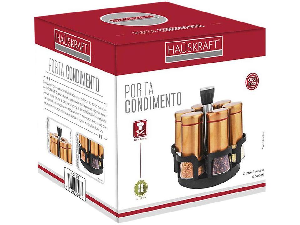 Porta-Condimentos com Suporte Hauskraft - PCON-032 - 1