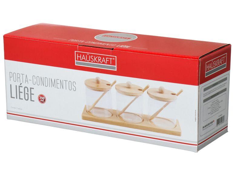 Porta-Condimentos de Vidro 7 Peças Hauskraft Liege - 1