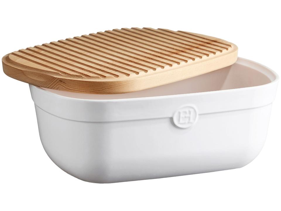 Porta-pão de Cerâmica e Madeira Emile Henry - 2