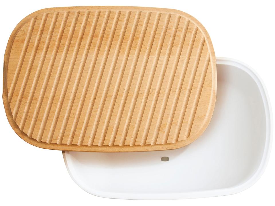 Porta-pão de Cerâmica e Madeira Emile Henry - 3