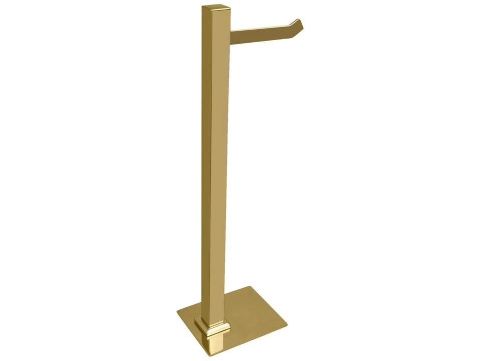 Porta Papel Higiênico Chão 1 Rolo Gold GO5075 - 2