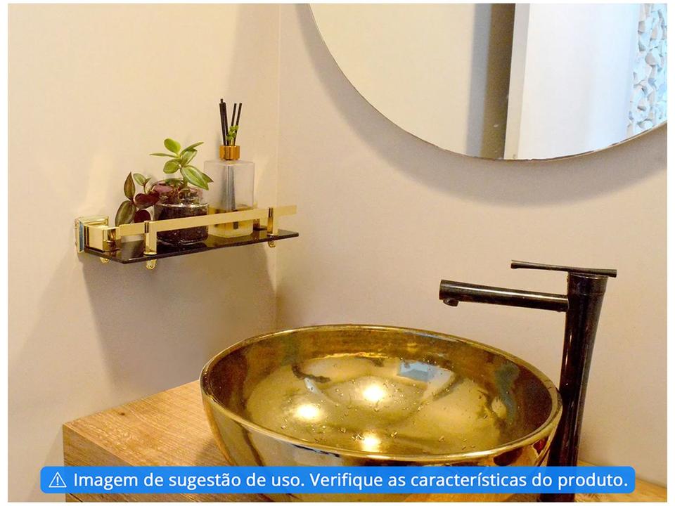 Porta Shampoo de Parede Inox Ducon Metais - 1