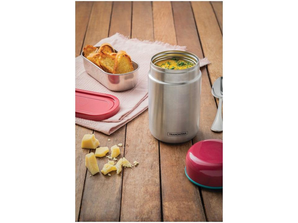 Pote de Inox Tramontina com Tampa Redondo - 2
