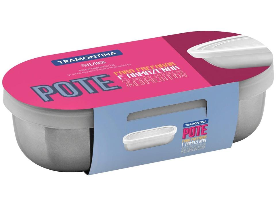 Pote de Inox Tramontina com Tampa Retangular - 3