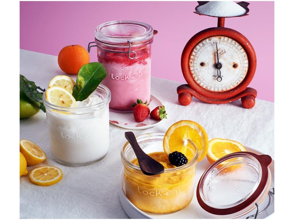 Pote de Vidro Hermético Luigi Bormioli - com Tampa 750ml Lock Eat XL - 1