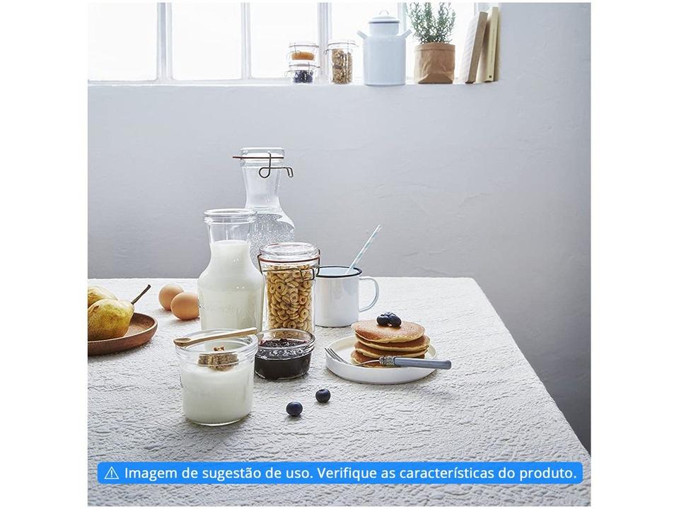 Pote de Vidro Hermético Luigi Bormioli - com Tampa Cilíndrico 350ml Lock Eat - 1