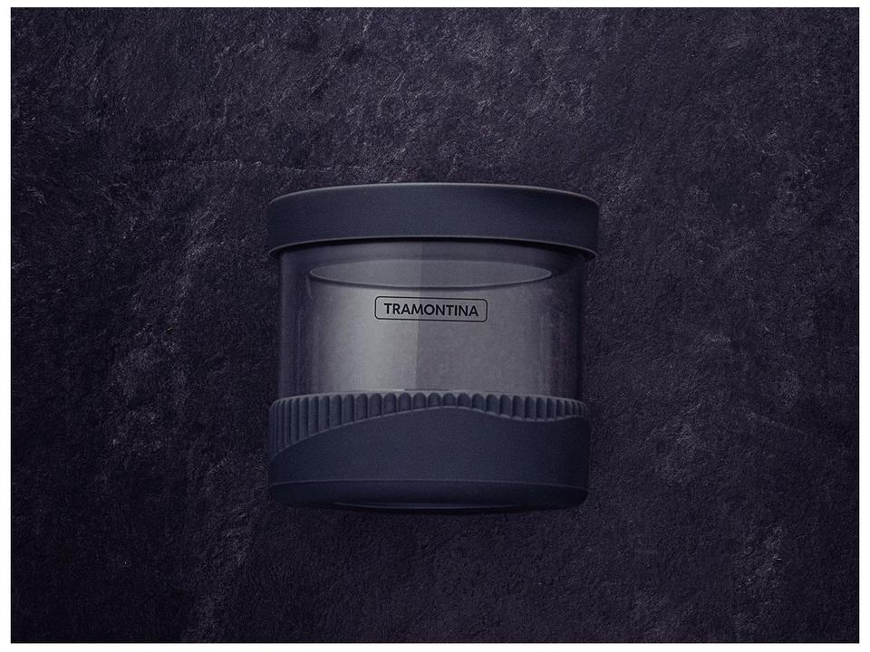 Pote de Vidro Hermético Tramontina com Tampa Redondo 0,4L - 2