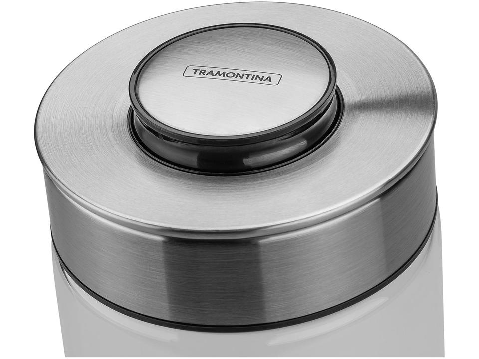 Pote de Vidro Hermético Tramontina com Tampa Redondo 400ml Purezza - 3