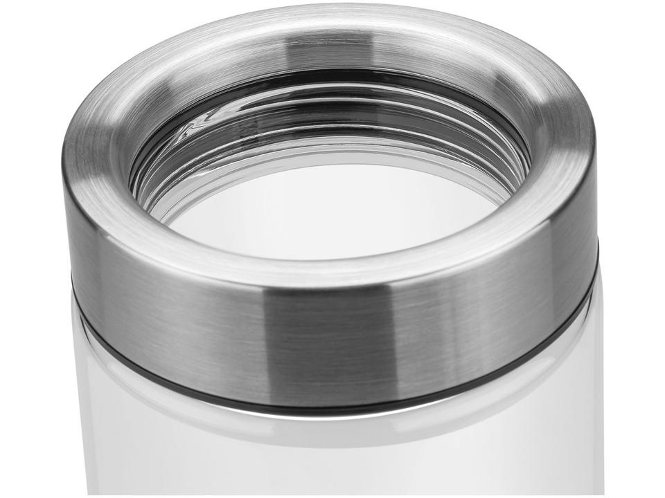 Pote de Vidro Hermético Tramontina com Tampa Redondo 400ml Purezza - 1
