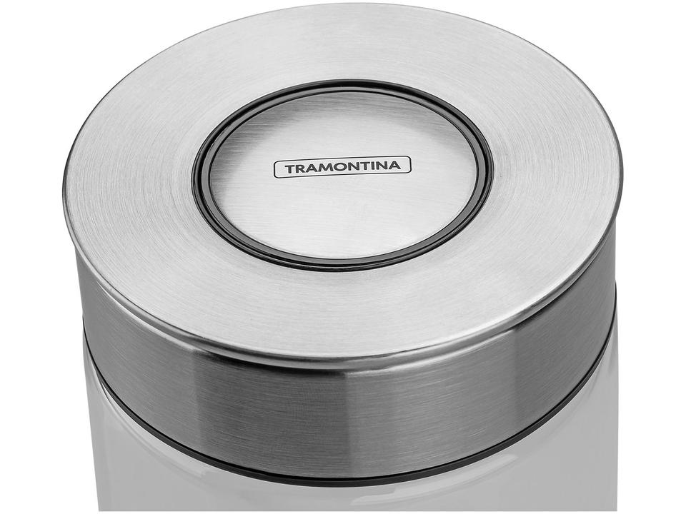 Pote de Vidro Hermético Tramontina com Tampa Redondo 400ml Purezza - 2