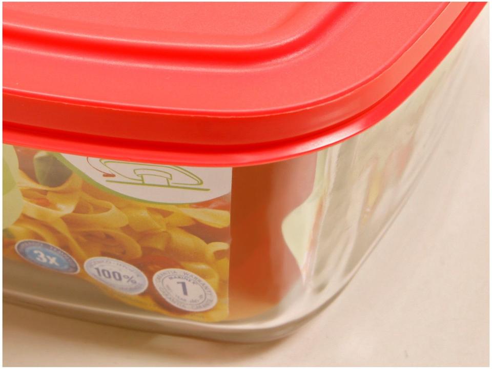 Pote de Vidro Marinex com Tampa - 9