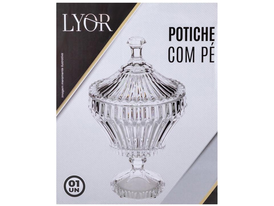 Potiche de Cristal 28,5cm Lyor Renaissance - 7