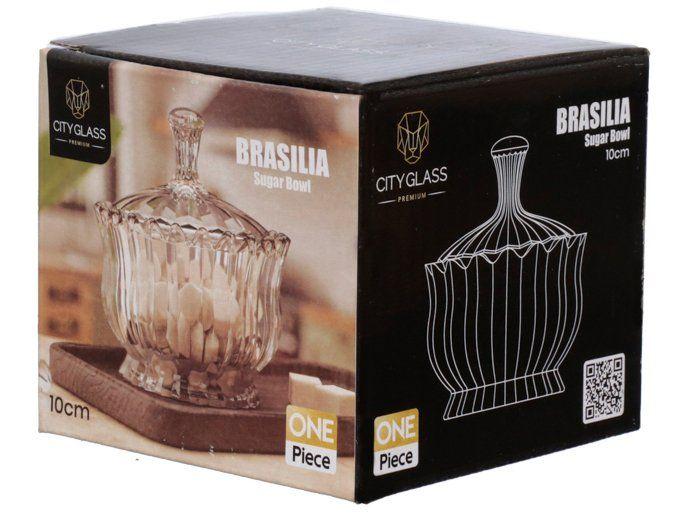 Potiche de Vidro com Tampa 12cm Hauskraft Brasilia - 1