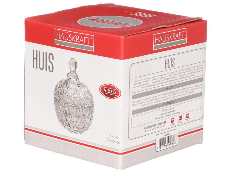 Potiche de Vidro com Tampa 18cm Hauskraft Huis - 2