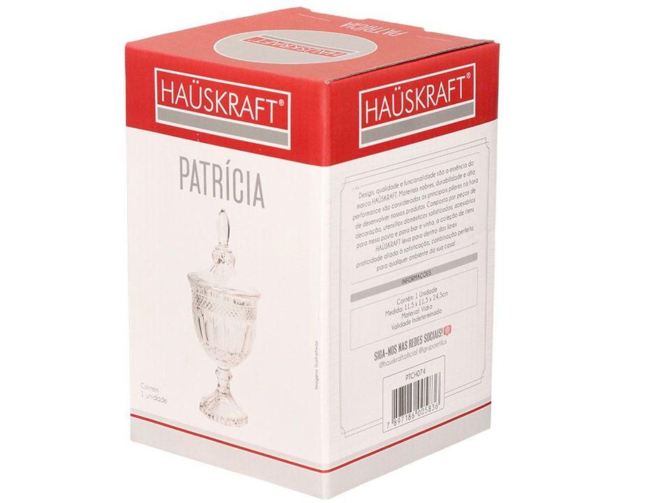 Potiche de Vidro com Tampa 24,5cm Hauskraft - 1