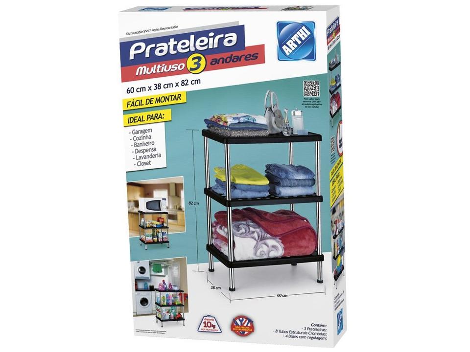 Prateleira Organizadora Multiuso 3 Andares - 4