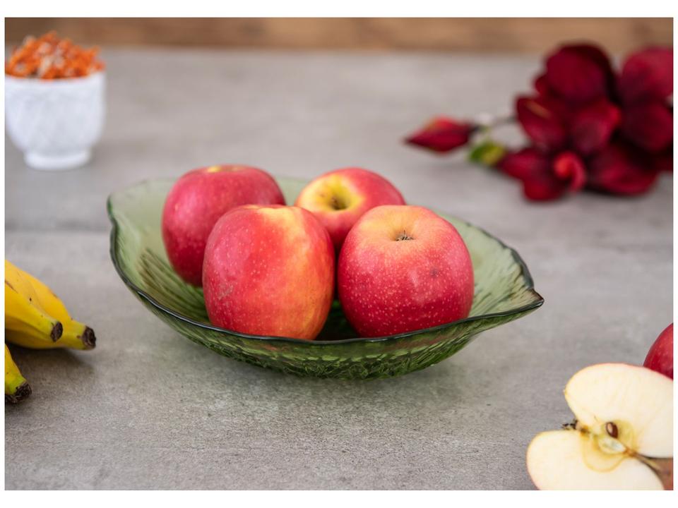 Prato de Vidro Oval Fundo de Servir Nell Limão - 1