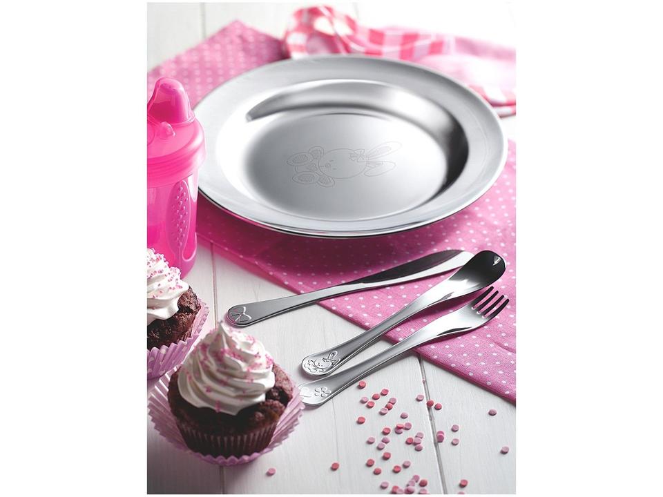 Prato Infantil Inox Tramontina Le Petit - 1