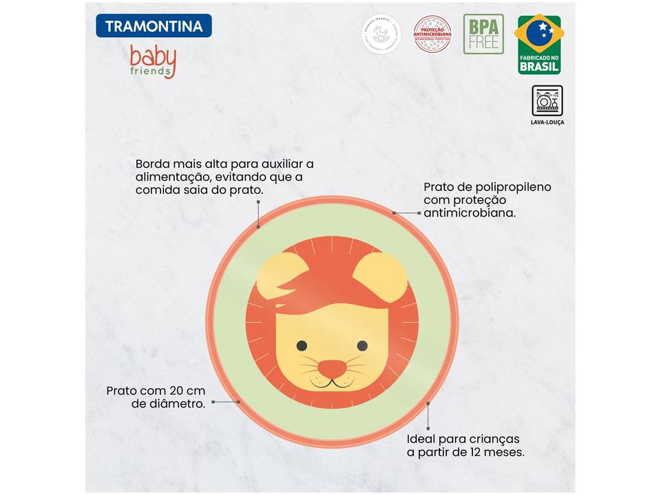 Prato Infantil Tramontina Leão Baby Friends - 4