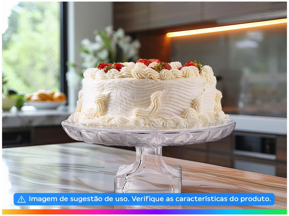 Prato para Bolo de Vidro Haus Concept Redondo Pavillion 29,5x12,2cm - 1