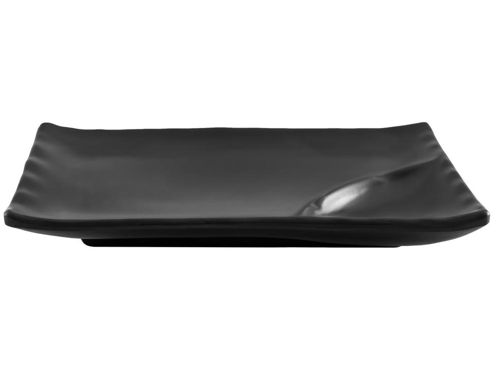 Prato Raso Preto Fosco para Comida Japonesa Retangular Haus Concept Fuji 57702006 - 3