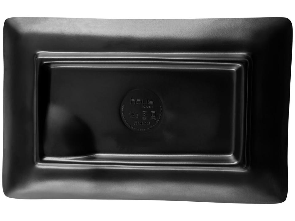 Prato Raso Preto Fosco para Comida Japonesa Retangular Haus Concept Fuji 57702006 - 4