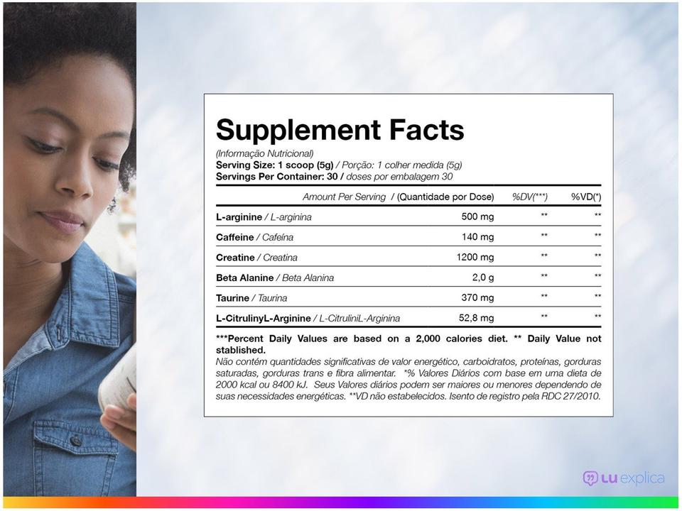 Pré-Treino Black Skull By Cedric McMillan - 1