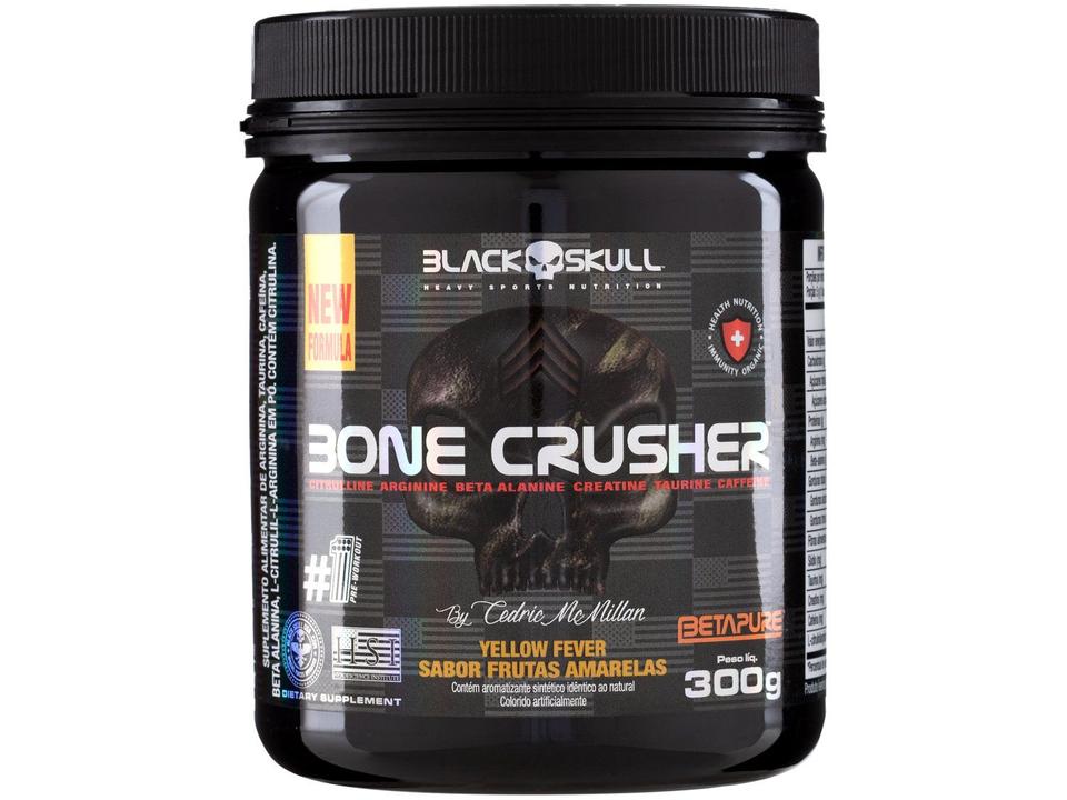 Pré-Treino Black Skull By Cedric McMillan Bone - 3
