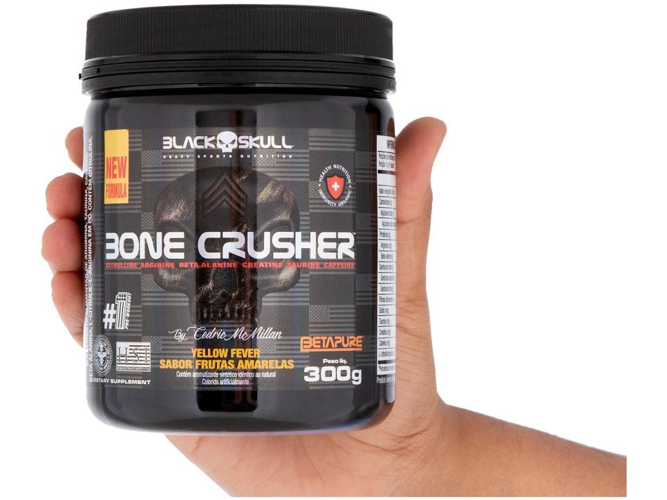 Pré-Treino Black Skull By Cedric McMillan Bone - 7